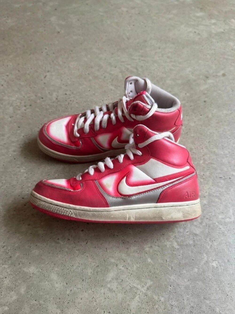 Nike Air Force 1 High Womens 8 Pink White